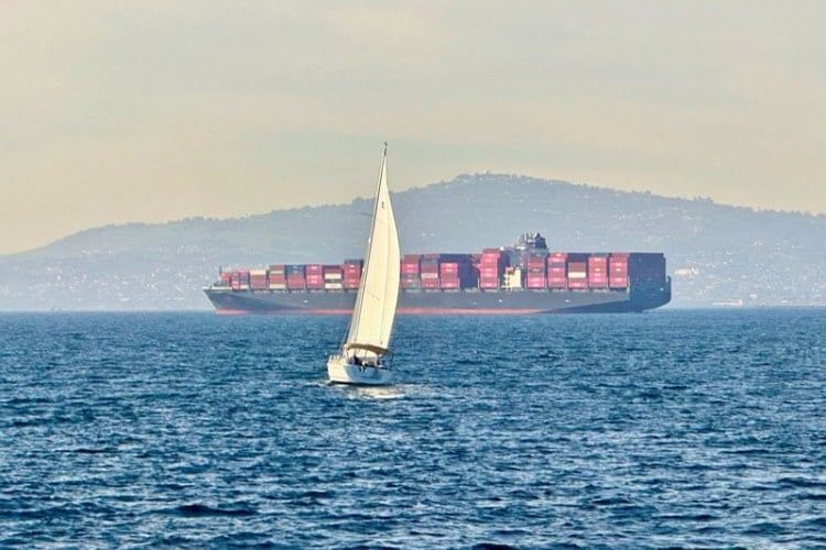 View from Catalina Express. Photo by Don Mankin