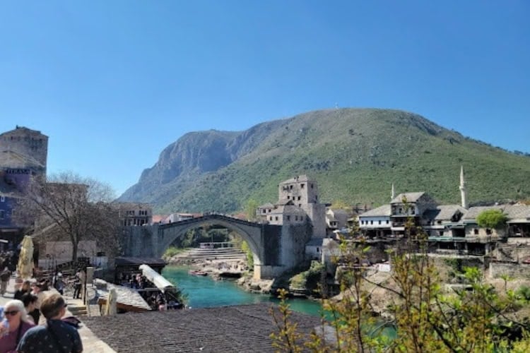 Mostar's bridge over troubled waters. Photo by Eric D Goodman