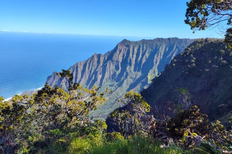 A stunning view of the Napali Coast from Koke’e State Park. Photo by Karla Freimuth