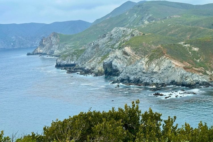 West coast of Catalina Island. Photo by Don Mankin