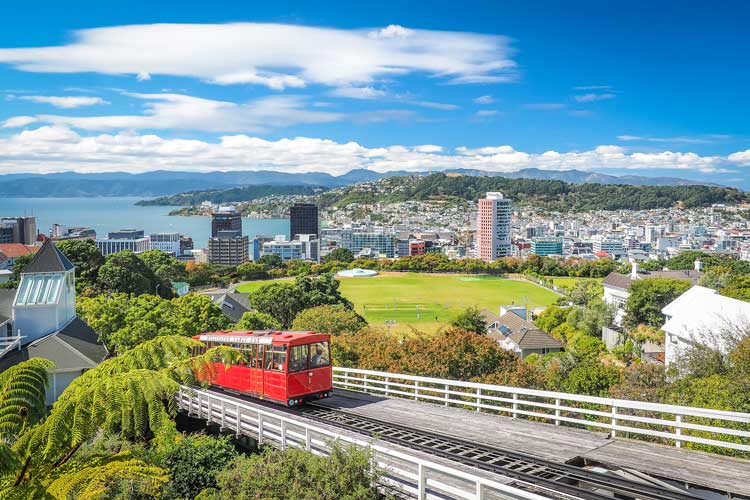 Cable Car in Wellington, New Zealand