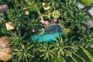 A scenic resort in Ubud, Bali. Photo by Getty Images, Unsplash