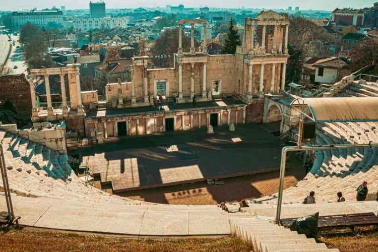 Ancient theatre in Plovdiv, southern Bulgaria (Philippopolis). Photo by Stratiya Stratiev, Unsplash