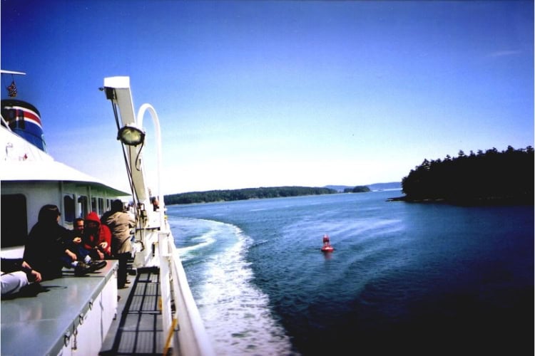 BC Ferries ride back home. Photo by Jane Cassie