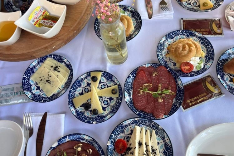 Bosnian breakfast in Mostar, Bosnia and Herzegovina. Photo by Alexandria Welch