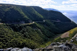 Cabot Trail road in Nova Scotia. Photo by Brent Cassie