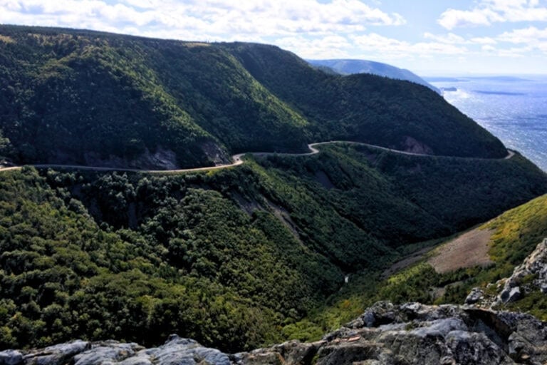 Cabot Trail road in Nova Scotia. Photo by Brent Cassie