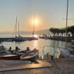 Dusk hour in Torri Del Benaco, Lake Garda. Photo by Julia Riccardi
