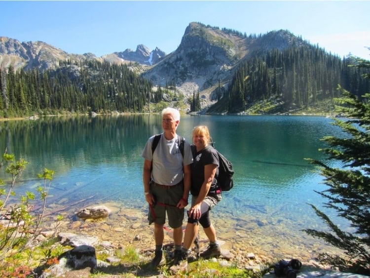 Eva Lake and embracing Coursier Creek Valley, photo by Brent Cassie