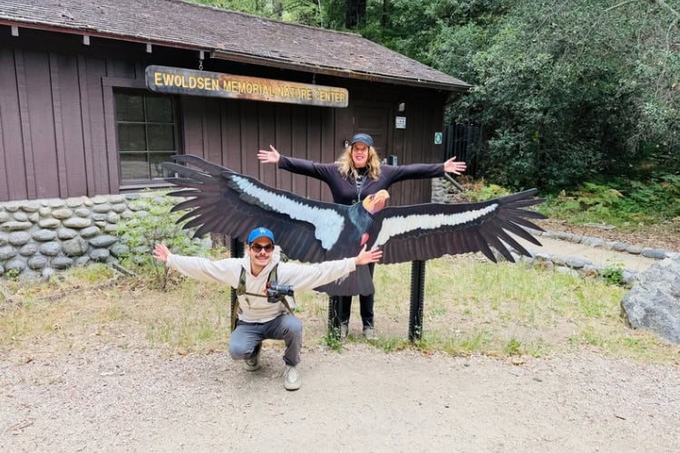 Ewoldsen Memorial Nature Center in Big Sur, where you can learn about the endangered Condors. Photo by Rick Weinlein