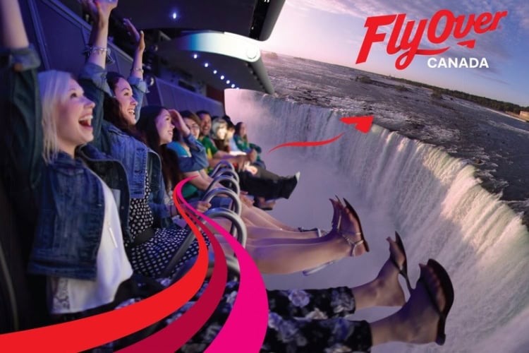 Sightseeing adventure at FlyOver in Vancouver. Photo courtesy of Vancouver Tourism