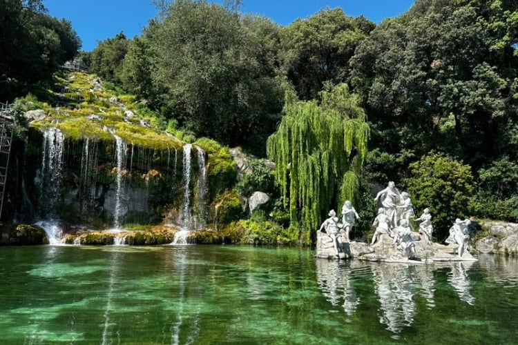 The Fountain of Diana and Actaeon at the Royal Palace of Caserta. Photo by Steve Sindiong