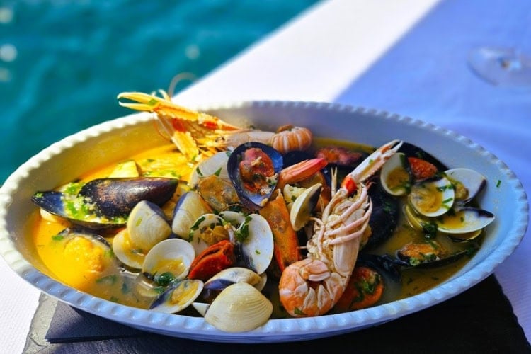 Montenegro is famous for its fresh seafood served right along the scenic waterfront. Photo by Zuzana Zimmermannova