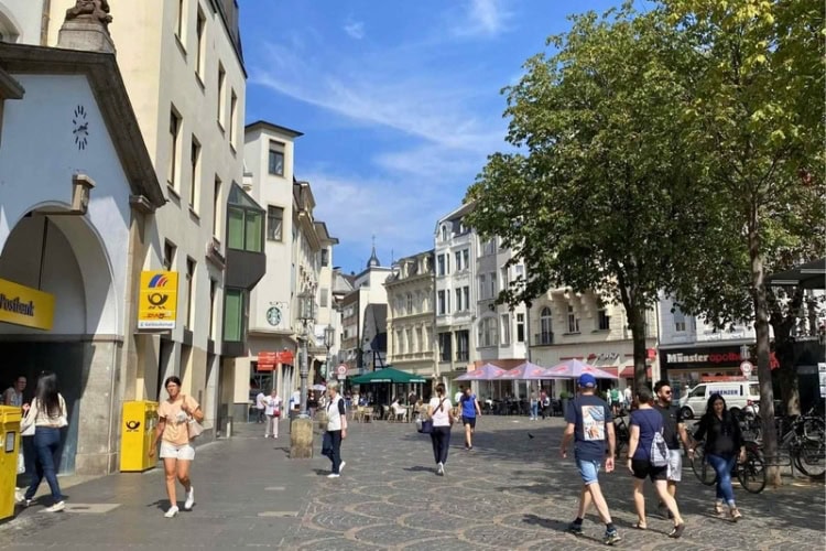 Historic architecture in the city center. Photo by Huyen Tran