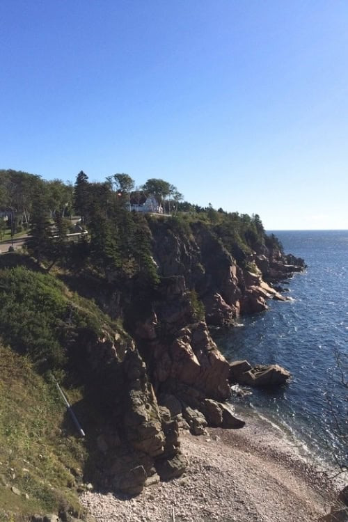 The Keltic Lodge is perched above the Cabot Trail. Photo by Jane Cassie