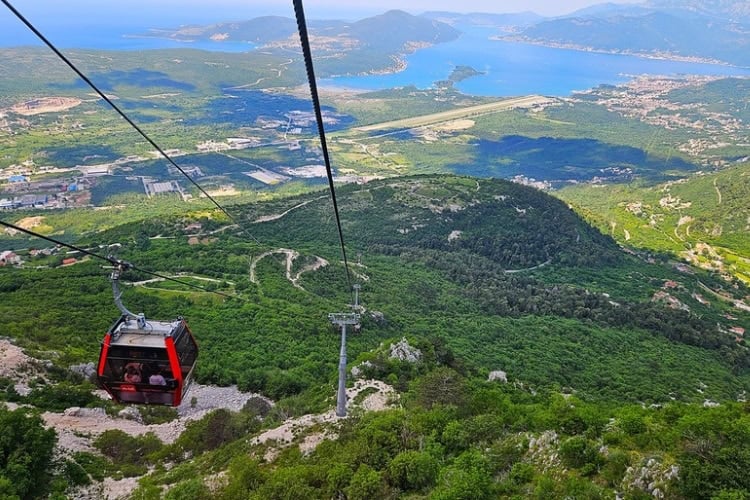 The Kotor Cable Car offers a stunning bird's-eye view of the bay. Photo by Zuzana Zimmermannova