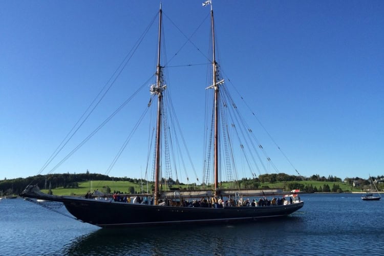 Lunenburg Bluenose schooner in Nova Scotia. Photo by Brent Cassie