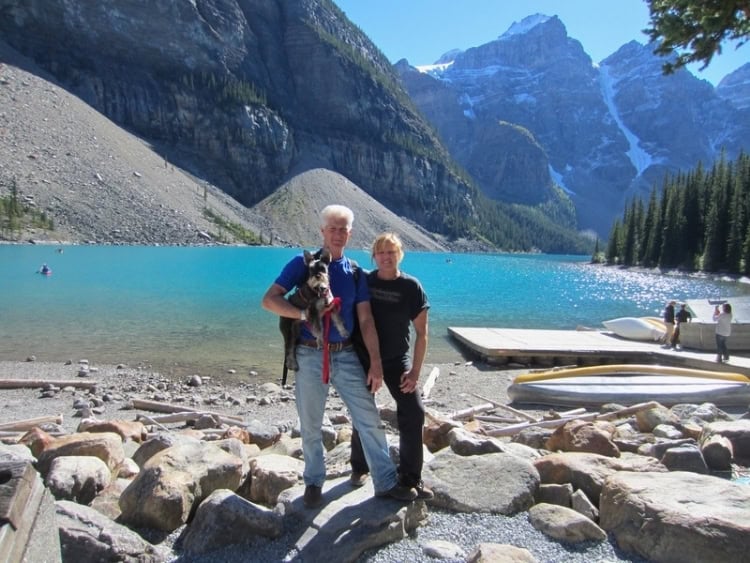 Trailhead is just beyond the shores of picturesque Moraine Lake. Photo by Brent Cassie