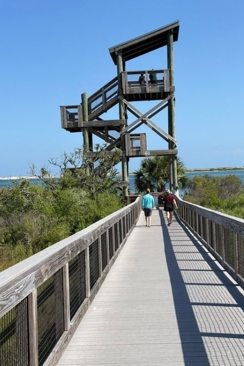 Watchtower at Big Lagoon State Park. Photo by Teresa Bergen