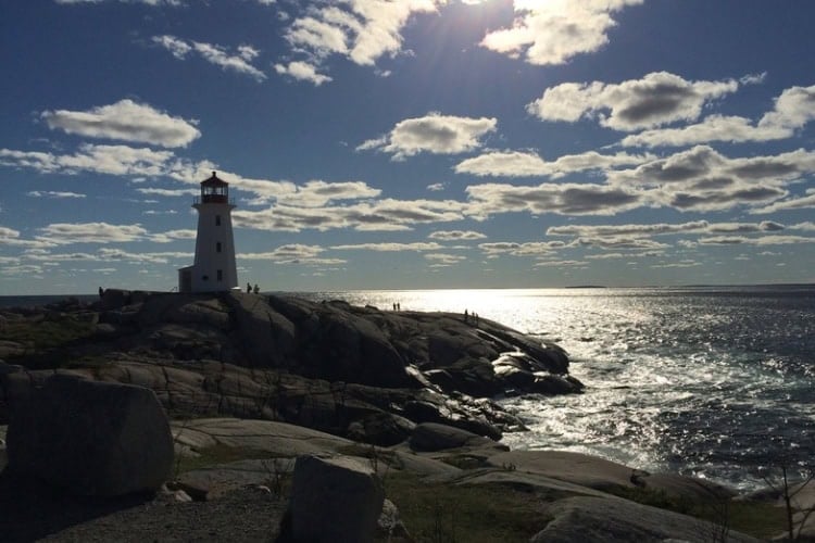 Peggy's Cove Lighthouse, an iconic Canadian landmark. Photo by Brent Cassie