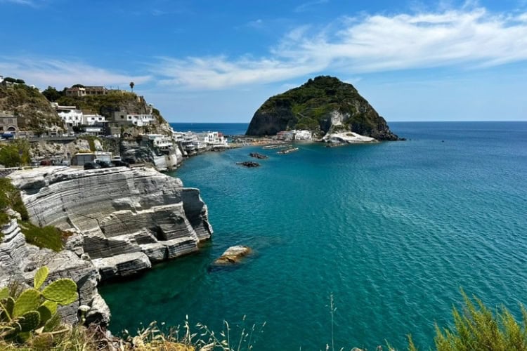 The picturesque village of Sant'Angelo on Ischia. Photo by Steve Sindiong