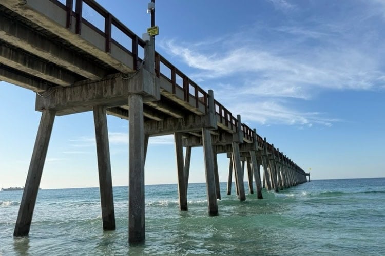 View from Pensacola Beach. Photo by Teresa Bergen