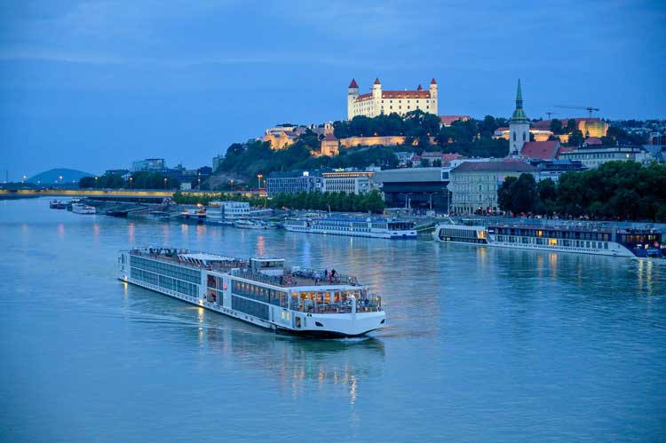Viking on the Danube River near Bratislava. photo by iStock/ightClickStudios