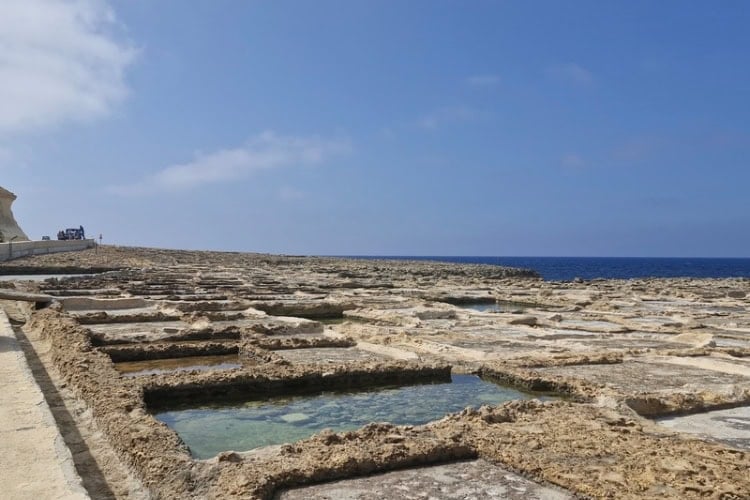 Salt pans at Xatt I-Ahmar. Photo by Chris Saunders
