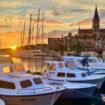 Sunset at Milna, Brač. Photo by Rob Rogers