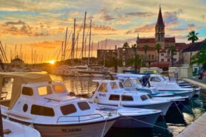 Sunset at Stari Grad. Photo by Rob Rogers