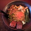Vegetarian ramen (made vegan) at Shu Shop. Photo by Keri G.