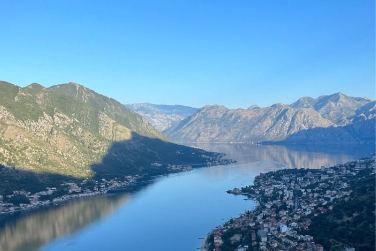 View from Kotor Fortress in Montenegro. Photo by Alexandria Welch