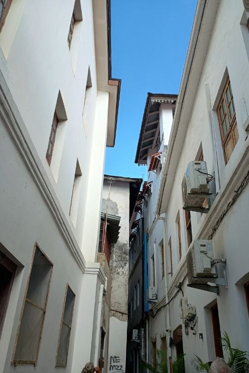 narrow alleys in Stone Town