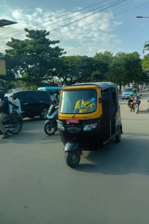 Tuk Tuks in Zanzibar