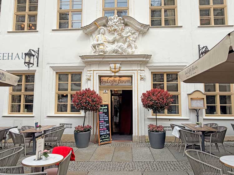 Zum Arabischen Coffe Baum in Leipzig, Germany. Photo by Janna Graber