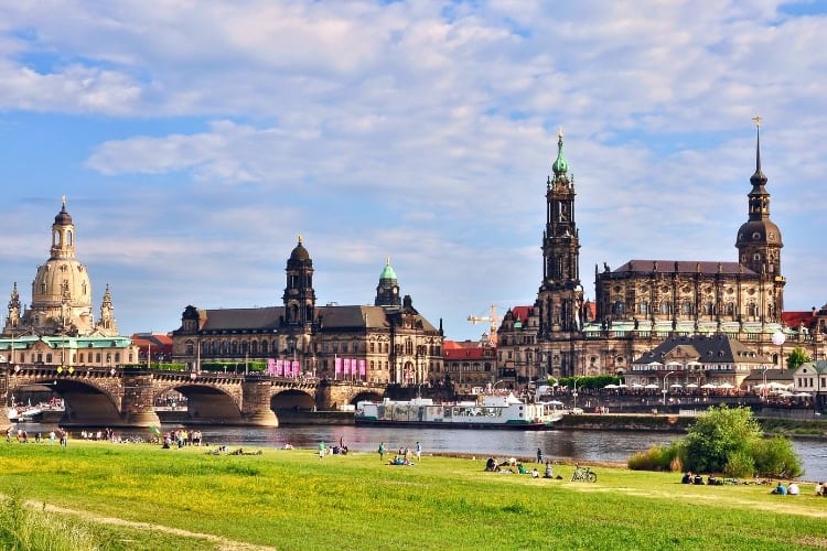 View of Dresden from the Elbe River. Photo by Andrelix/Getty Images via Canva