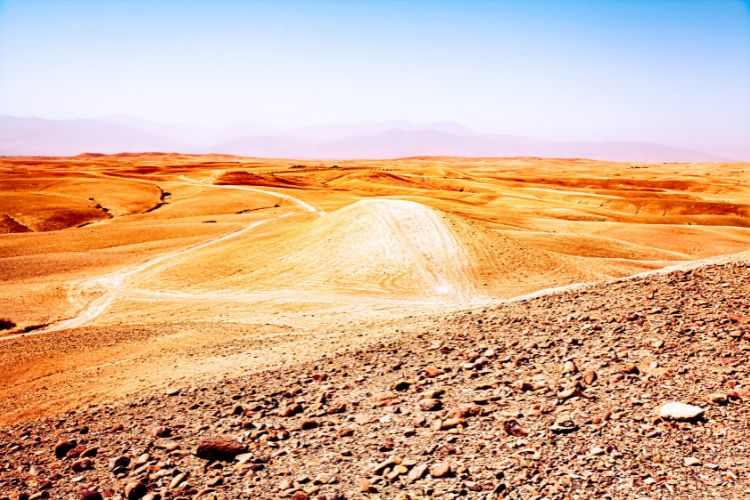 Colors of the Agafay Desert