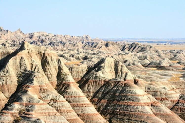 The lunar-like landscapes of Badlands National Park. Photo by Frank Hosek