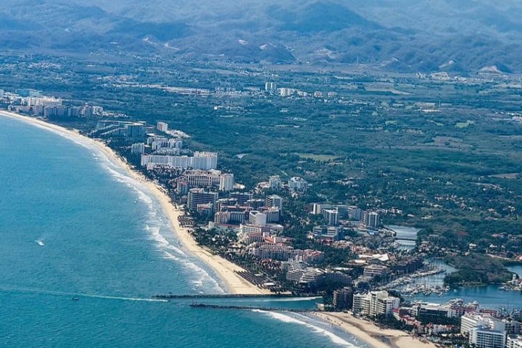 Bird's Eye view of Riviera Nayarit. Photo by Jill Weinlein