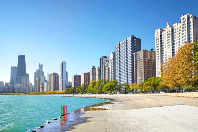Chicago's lakefront trail
