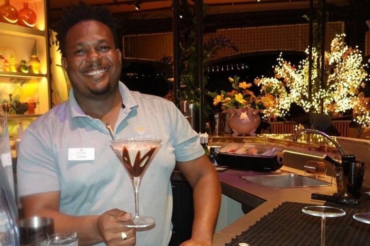 A chocolate martini makes the perfect after dinner drink at Golden Rock. Photo by Tab Hauser