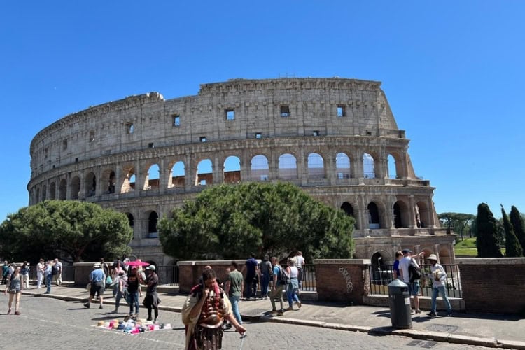 The Colosseum or Amphitheatrum Flavium is certainly the most well-known Roman sight. Photo by Susmita Sengupta