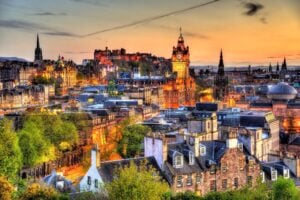 A beautiful literary journey through Edinburgh. Image by Leonid Andronov from Getty Images Pro via Canva