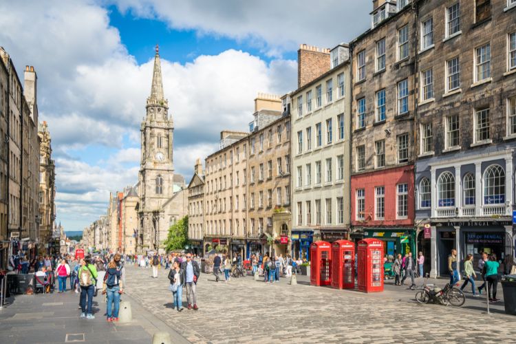 Edinburgh's famous Royal Mile