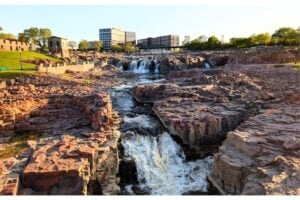 Falls Park in Sioux Falls. Photo by Frank Hosek