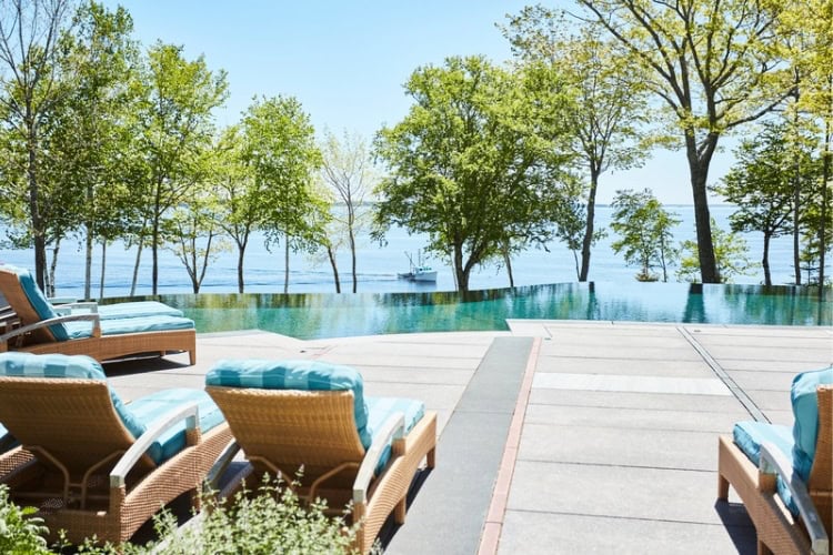 Infinity Pool at Inn at Oceans Edge. Photo courtesy of Inn at Ocean's Edge