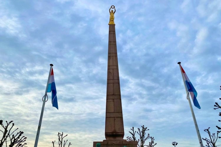 Luxembourg's iconic symbol of freedom. Photo by Huyen Tran