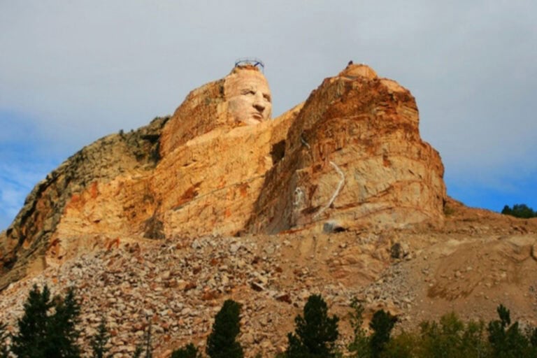 A view of the memorial in 2010, showcasing the progress achieved over 16 years along with the work that still remains to be done. Photo by Frank Hosek