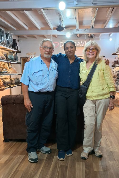 leather shop business owner