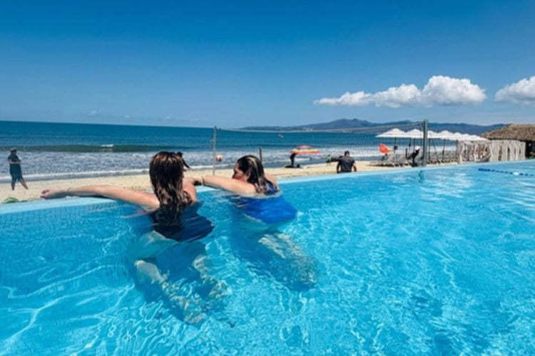 Oceanfront Pool at Grand Velas Rivera Nayarit. Photo by Jill Weinlein